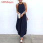 Sleeveless Summer Long Dresses - Kia Day Design