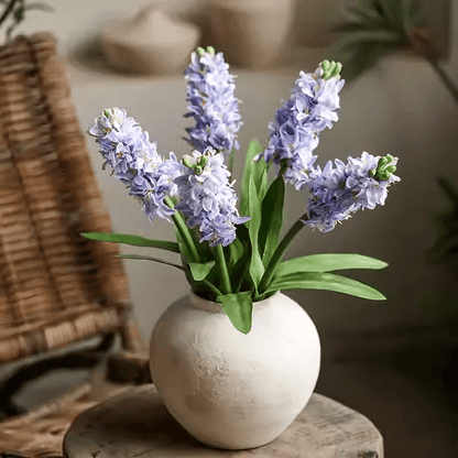 Spring Artificial Hyacinth Stem 16" Tall - -