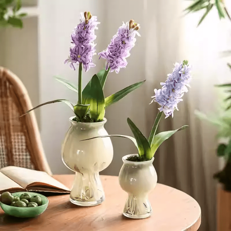 Spring Artificial Hyacinth Stem 16" Tall - -
