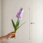 Spring Artificial Hyacinth Stem 16" Tall - Purple -