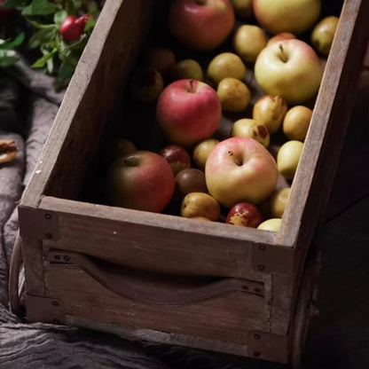 Wooden Wagon Planter Garden Flower Box - -