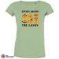 It's All About The Candy Halloween Women's Organic Cotton Tee - Avocado - Women's T-Shirt
