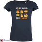 It's All About The Candy Halloween Women's Organic Cotton Tee - Navy - Women's T-Shirt