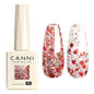 CANNI 1 Pc Glitter Red Gel Nail Polish Shimmer Sparkly Red - 8084-Shimmer Sparkly - gel polish
