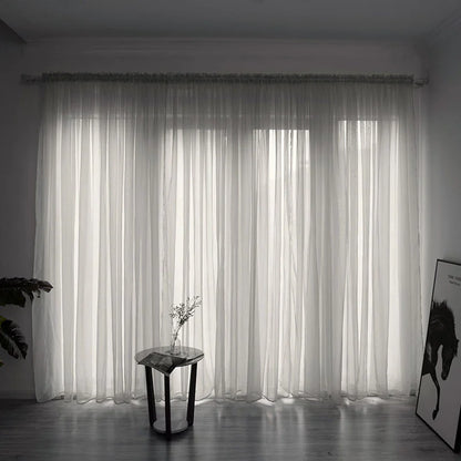 Solid Color Gauze Curtains - Kia Day Design