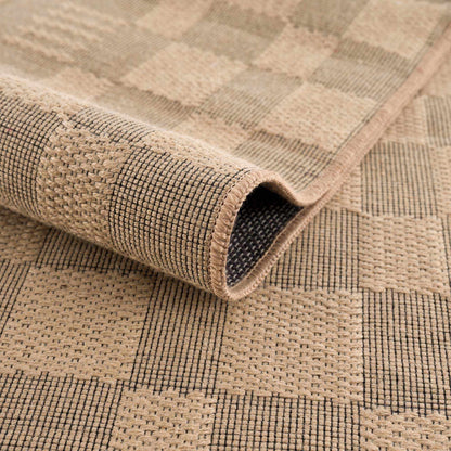 Nairi Checkered Washable Jute Rug - - Rugs