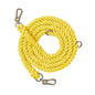 Braided Cotton Rope Dog Leash Yellow Small