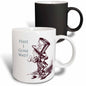 3dRose PS Vintage - Mad Hatter Have I gone Mad Alice in Wonderland - Mugs (mug_110410) - 11oz Magic Transforming Mug - Mug