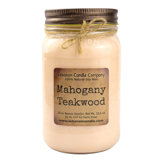 Mahogany Teakwood Candle - - Candles & Melts