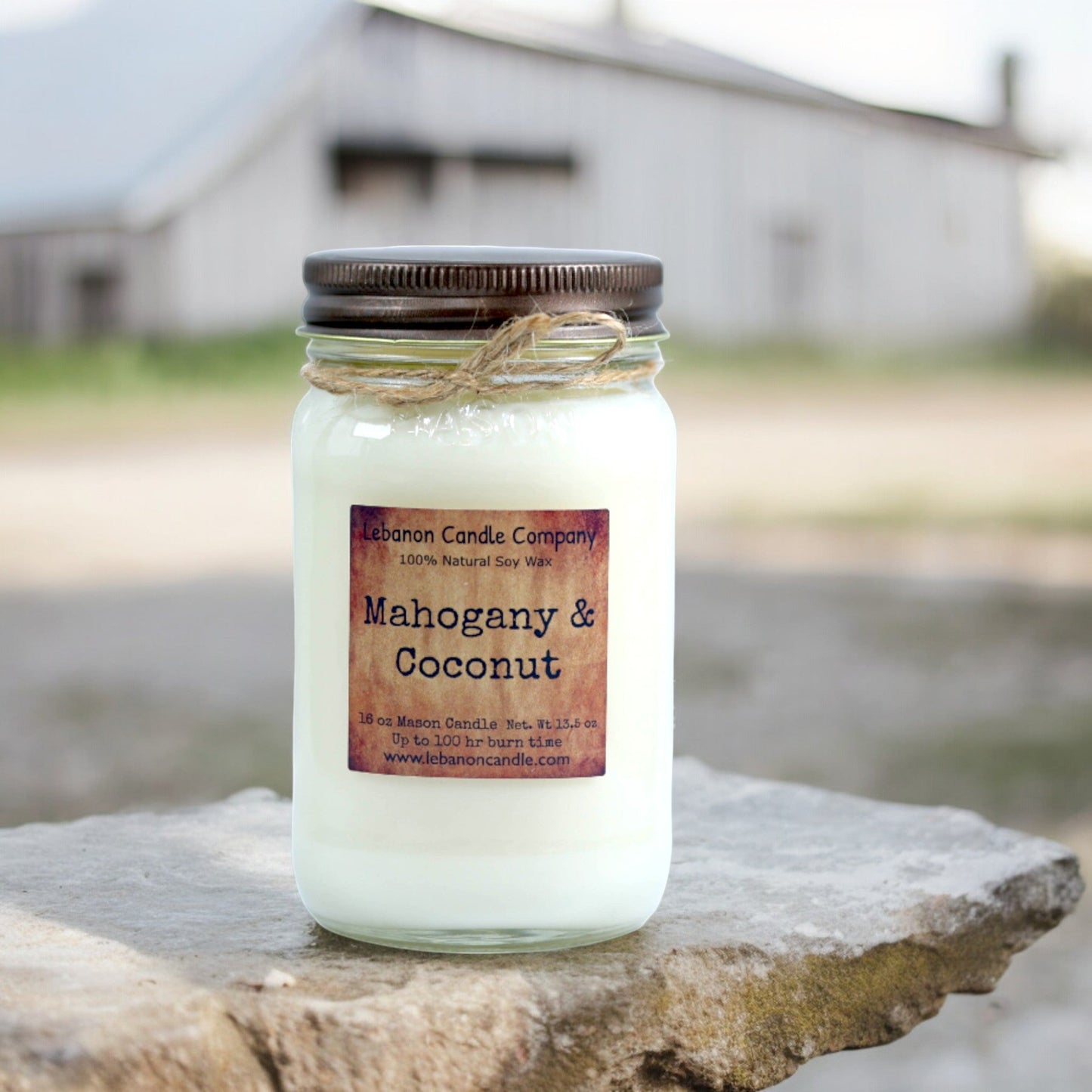 Mahogany & Coconut Candle - - Candles & Melts