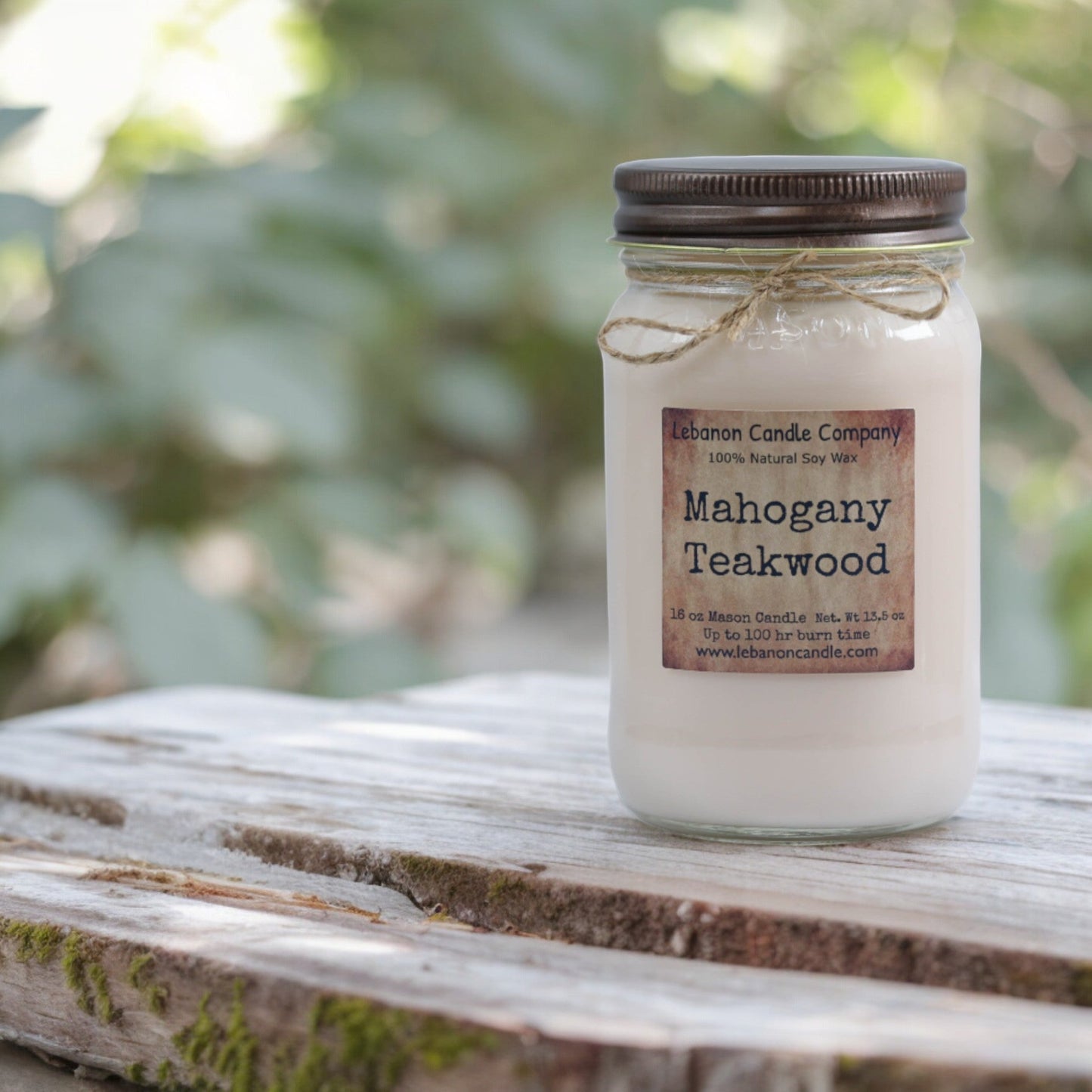 Mahogany Teakwood Candle - - Candles & Melts