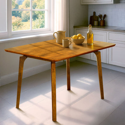 Acacia Verve 48" Solid Wood Dining Table - Ideal Kitchen Table for 4 - Caramel - Table