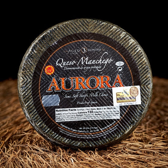 DOP Aurora Manchego Kosher Cheese Wedge - -