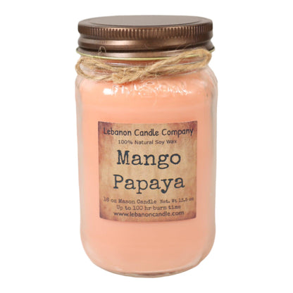 Mango Papaya Candle - - Candles & Melts