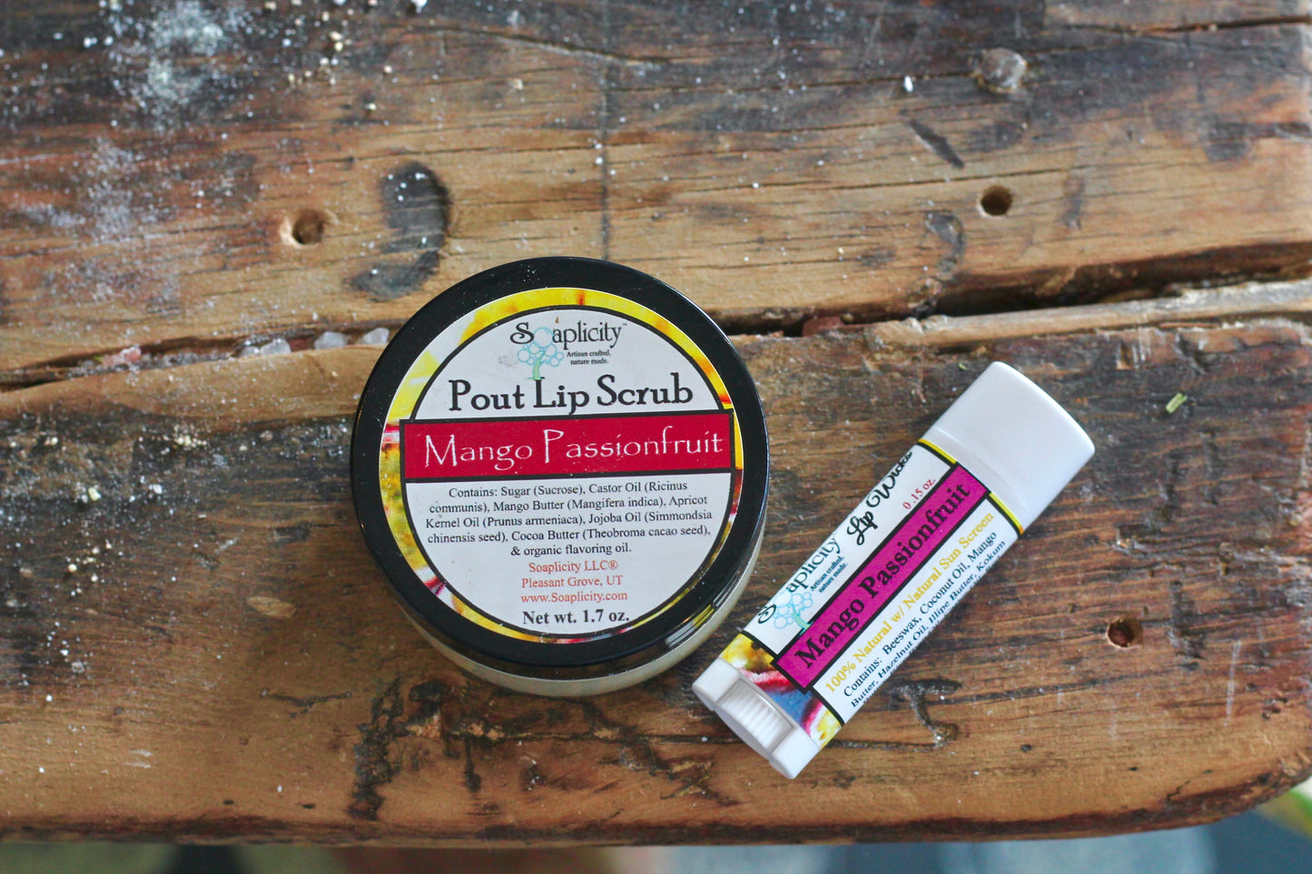 Mango Passionfruit Pout Lip Scrub - - Lip Scrubs