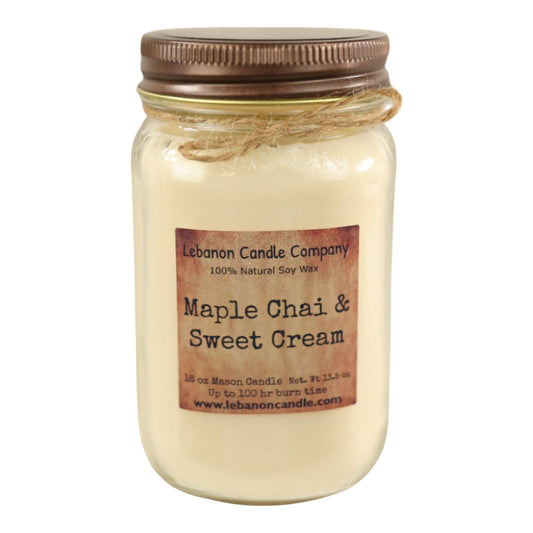Maple Chai & Sweet Cream Candle - - Candles & Melts
