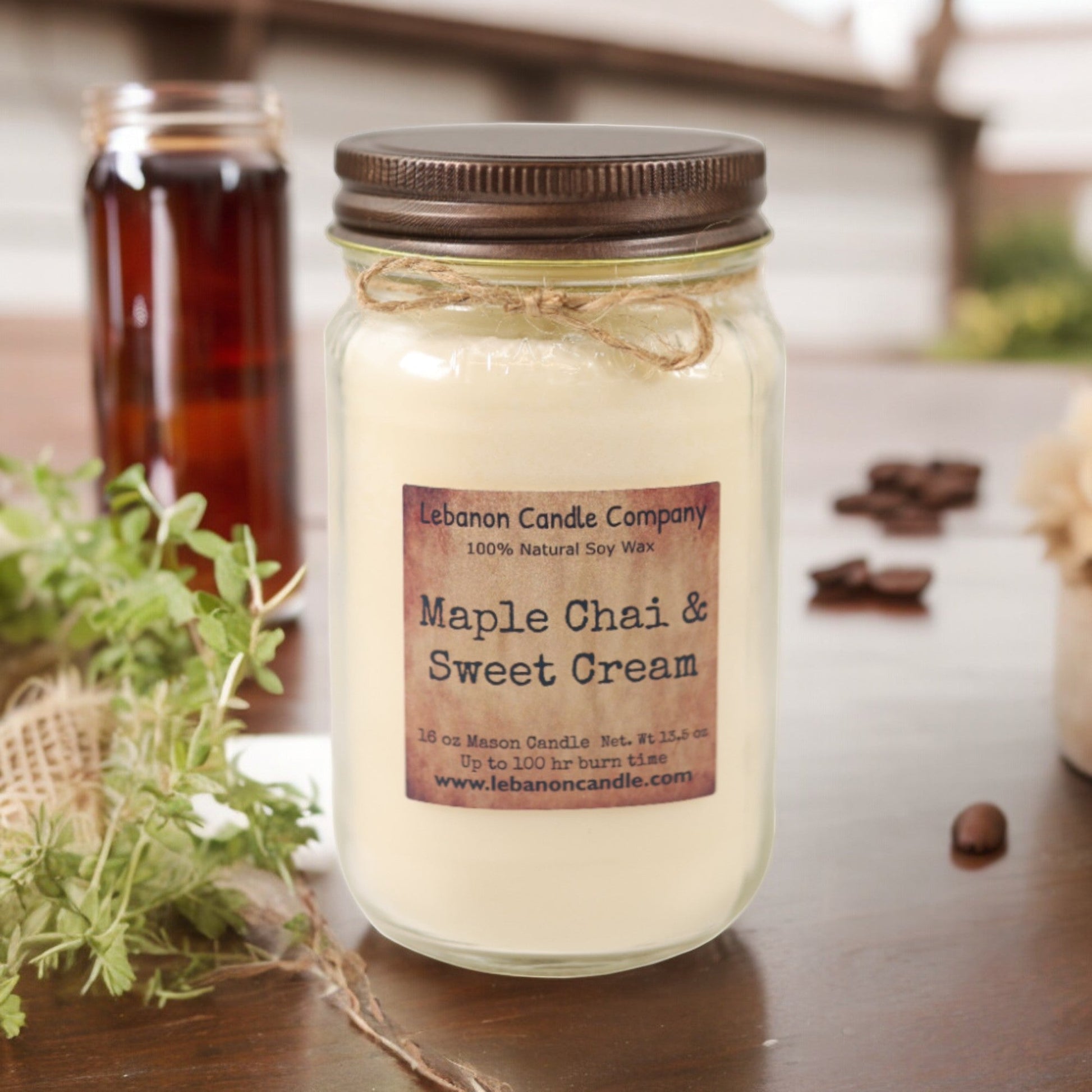 Maple Chai & Sweet Cream Candle - - Candles & Melts