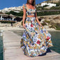 Floral Sleeveless Dress Two-Piece Set