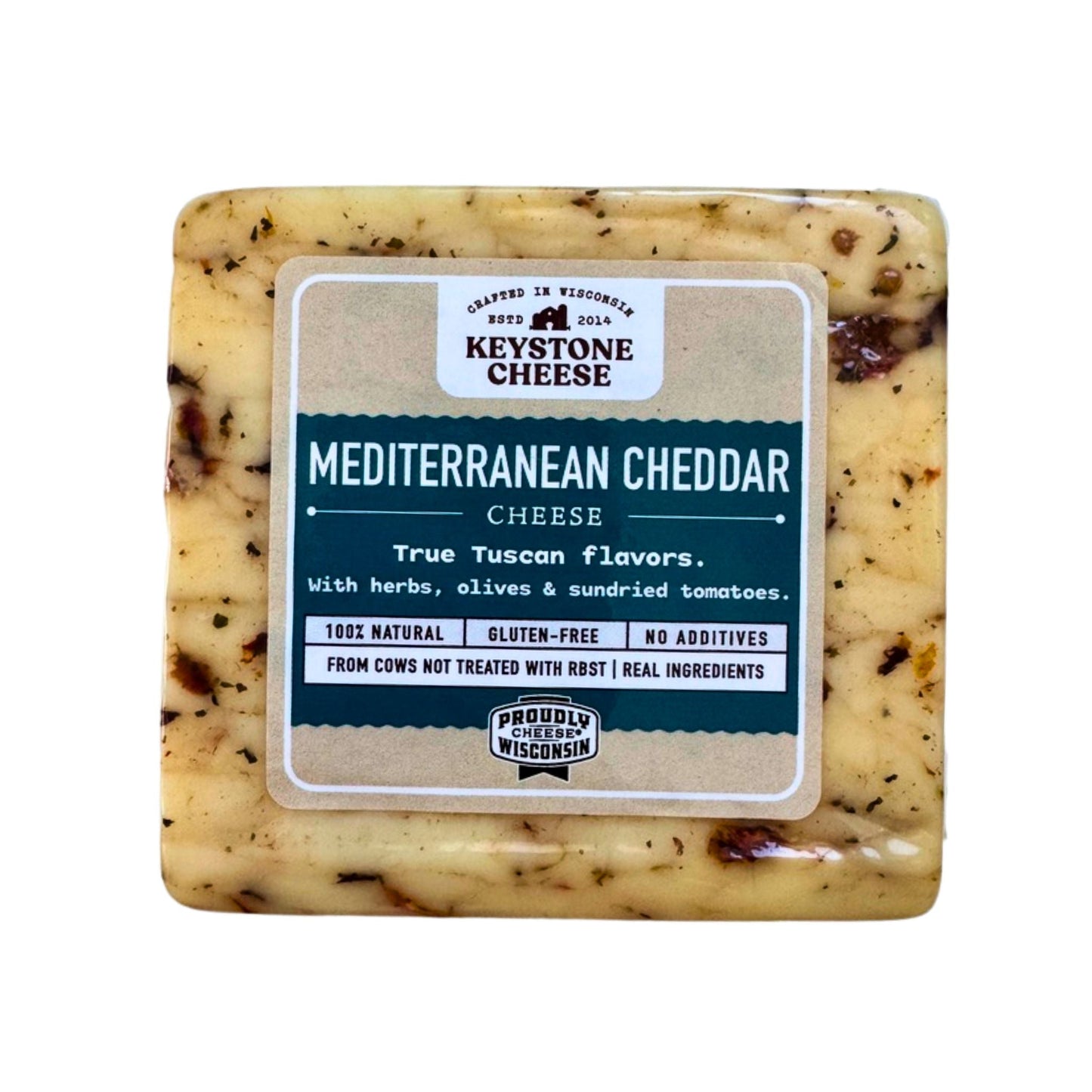 Mediterranean Cheddar- Keystone Cheese- {{Product type}}