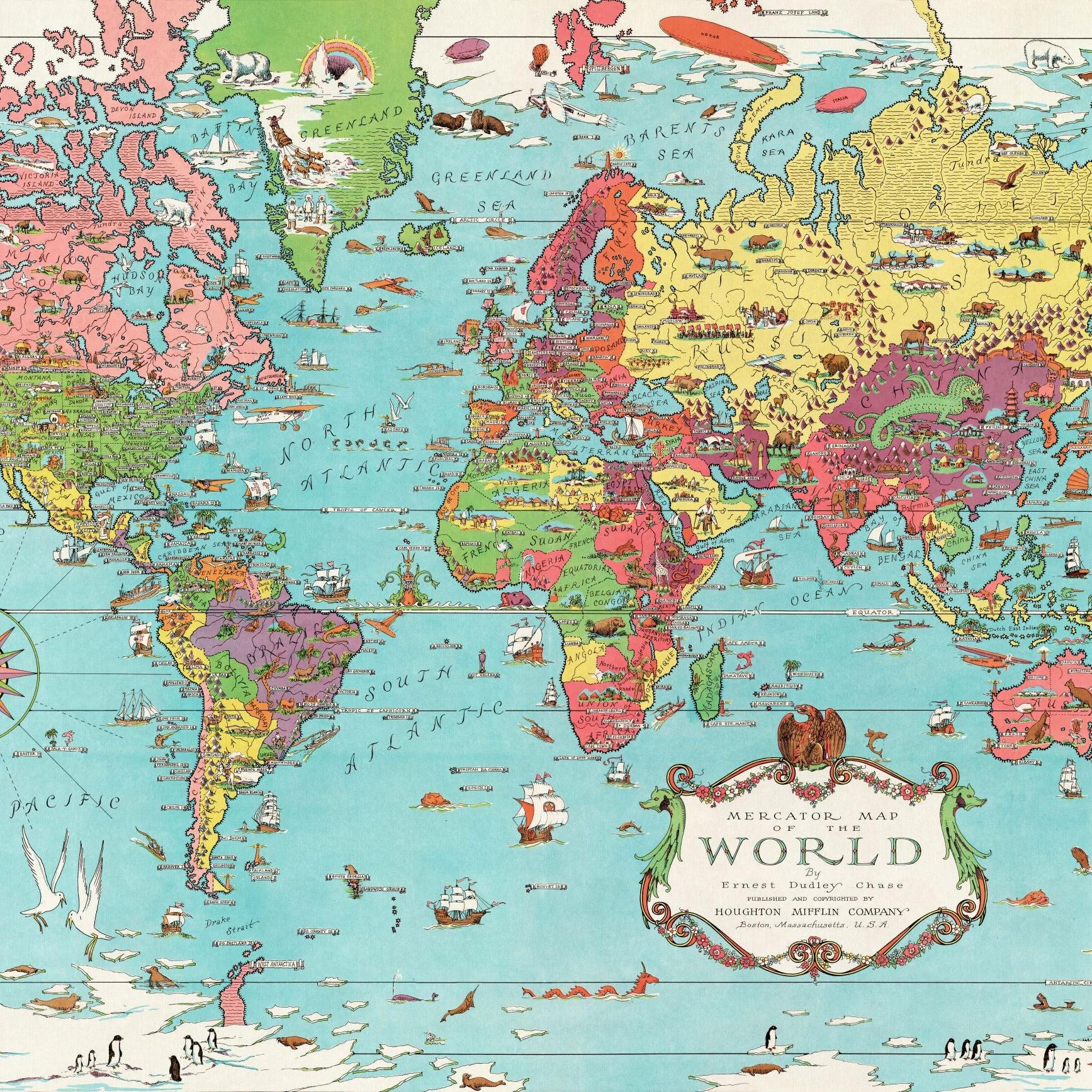 Dudley's World Wallpaper- WALL BLUSH- {{Product type}}
