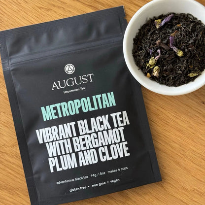 Metropolitan - Bergamot Plum Earl Grey Black Tea - 4 cup deluxe sample - Beverages > Teas > Black Teas
