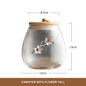 Glass Storage Jar Canister Tall-B