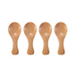 4Pcs Mini Wooden Spoons Light brown