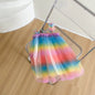 Gradient Mesh Girls' Rainbow Princess Dress - Kia Day Design