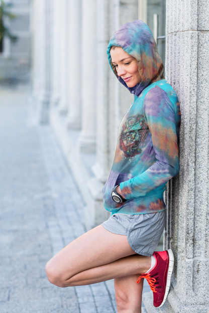 Micro-Doze Smurf Cloud Zip-Hoodie - - All Over Prints