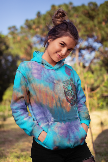 Micro-Doze Smurf Cloud Zip-Hoodie - - All Over Prints