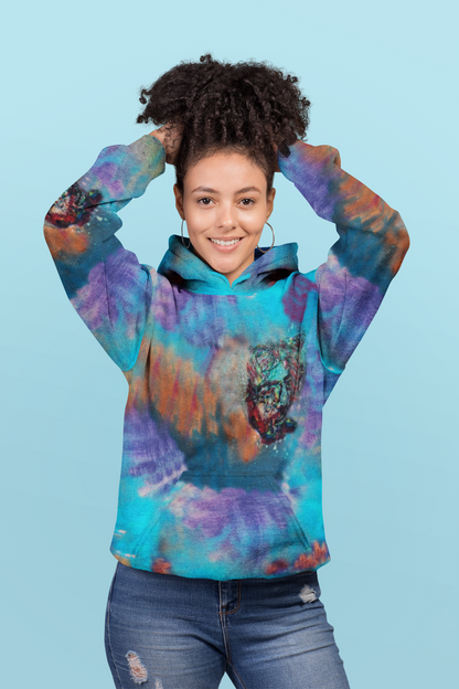 Micro-Doze Smurf Cloud Zip-Hoodie - - All Over Prints
