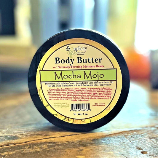 Mocha Mojo Body Butter with Natural Caffeine - - Body Butter