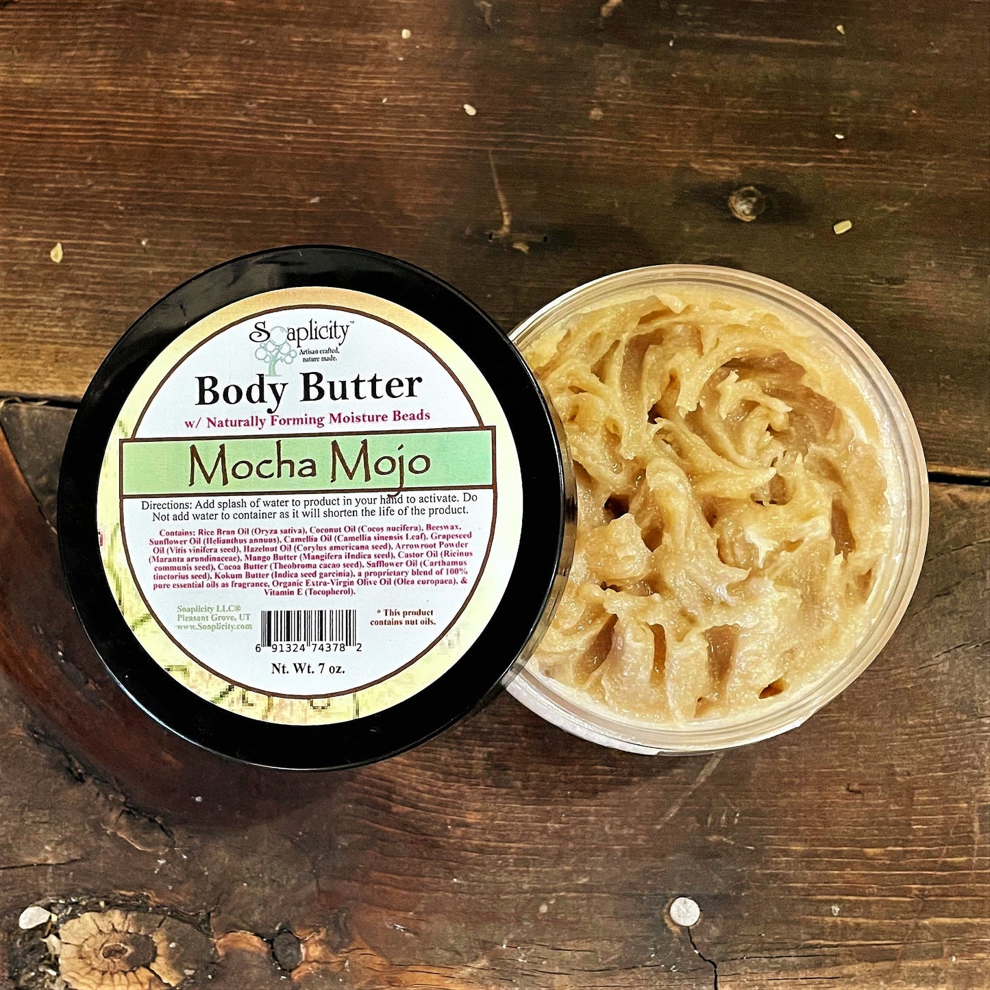 Mocha Mojo Body Butter with Natural Caffeine - - Body Butter