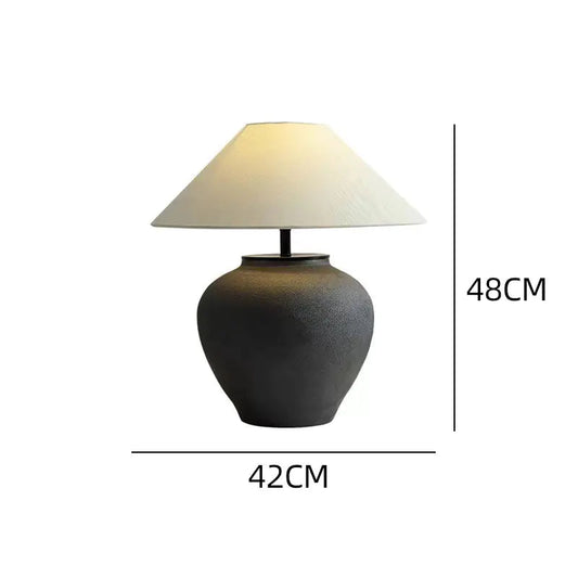 Zhongshan Ceramic Table Lamp - Vintage Japanese Style Kia Day Design