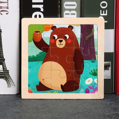 Kids Wooden 3D Puzzle - Kia Day Design