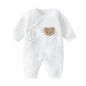 Bear Baby Jumpsuits Cotton Romper White 59cm