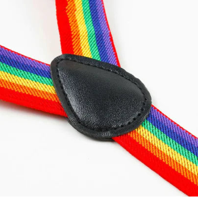Rainbow Print Suspenders - Kia Day Design