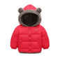 Childrens Thick Fleece Coat Red 24M (Size 90)