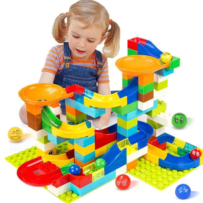 Duploed Blocks Funnel Slide Bricks Toys - Kia Day Design