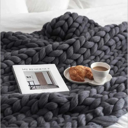 Zen Weighted Knit Blanket Black 120 * 150 Centimeter