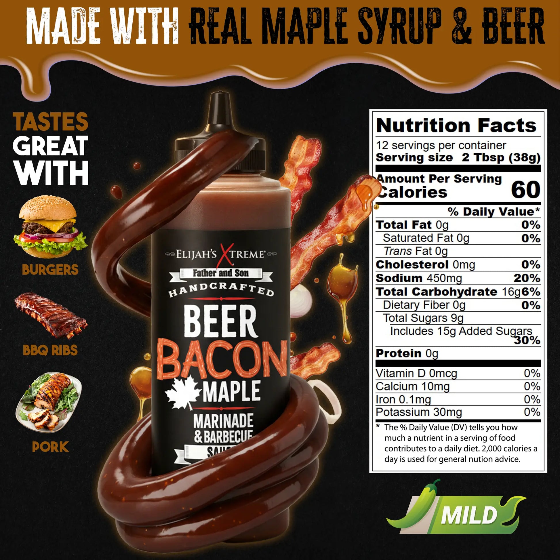 Beer Bacon Maple BBQ Sauce - - BBQ Sauce