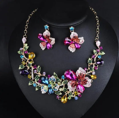 Crystal Jewelry Set - Versatile Accessories