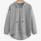 Ladies Hooded Casual Long Sleeve Top - Kia Day Design