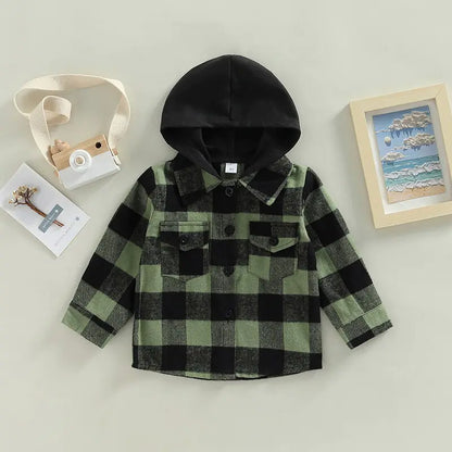 Autumn Kids Shirt Coats