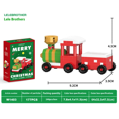 Christmas Snowman Assembly Blocks - W1403 Train - building toy