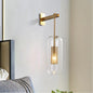 Modern Glass Wall Light Sconce Decorative LED Mirror