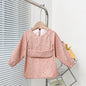 Cute Baby Bibs Toddler Long Sleeve Apron Kia Day Design