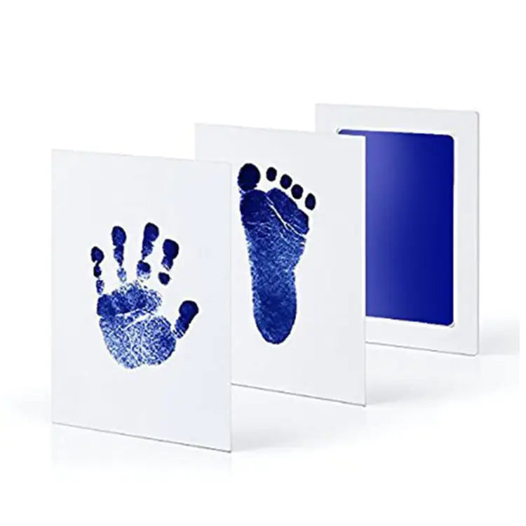 Inkless Baby Print Kit - Blue None - baby ink kit