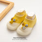 Unisex Baby Cotton Socks Yellow 0-6 Months