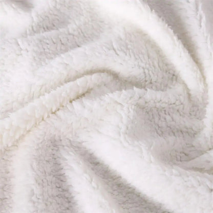 Cute Unicorn Floral Sherpa Fleece Throw Blanket Kia Day Design